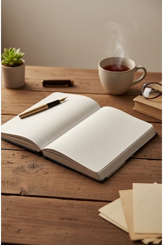 Atatürk Tarihsiz Ajanda Kuşe Kapak Sarı 1 Adet Atatürk Modalist Çizgili Defter Lastikli 14x20 Cm Günlük Planlayıcı