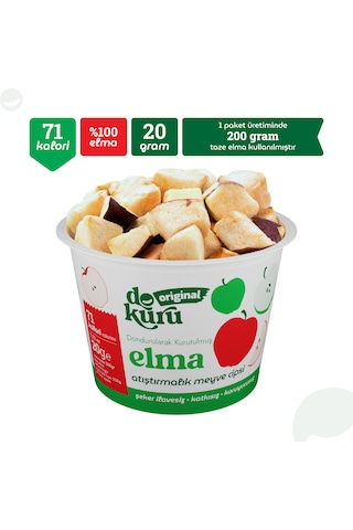 Dokuru Elma Kuru Meyve Cipsi 25 G
