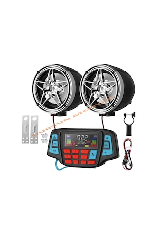 Motosiklet Mp3 Çalar Alarm Bluetooth / Multimedya Sistem