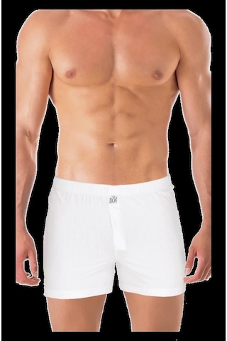 The Don Jersey Penye-Örme Beyaz Renk Boxer