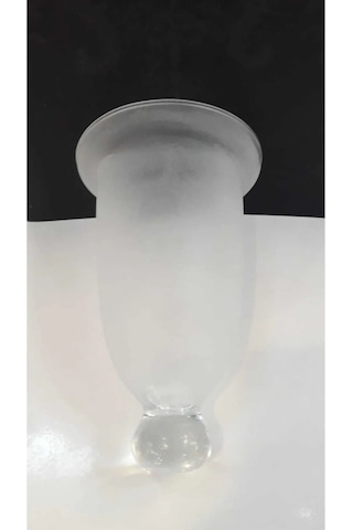 Kandil Avize Camı 16cmx11 Cm Beyaz