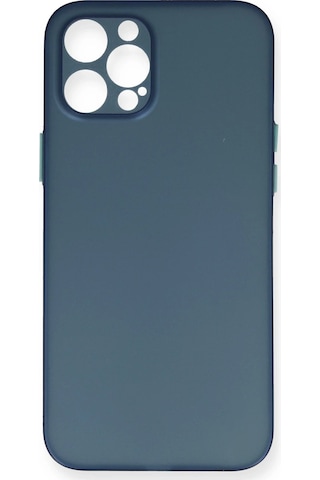Cosmotex Newface Apple iPhone Uyumlu 12 Pro Max Kılıf Pp Ultra İnce Kapak - Mavi