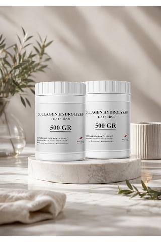 HYDROLYZED COLLAGEN POWDER (TİP 1 & TİP 3) - 1 KG