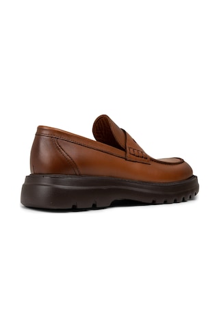 Deery Erkek Hakiki Deri Taba Renk Kalın Taban Loafer - 02006mtbae01 Taba
