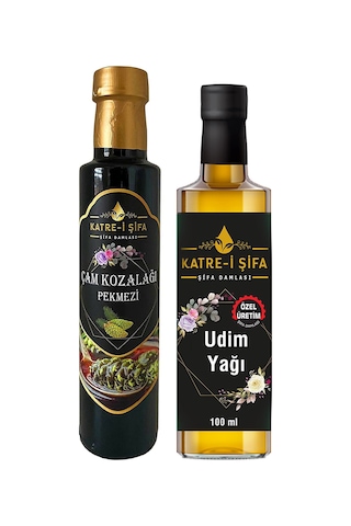 Katre-i Şifa Saf Özel Üretim Udim Yağı 100 ML + Çam Kozalağı Pekmezi 340 G