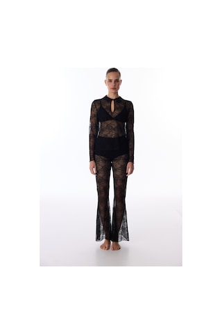 Penti Siyah Lace Tişört
