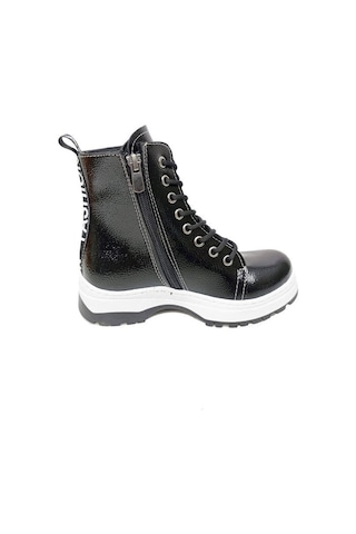 Fix Kids 9603 Rugan Fashion Kız Çocuk Bot Siyah