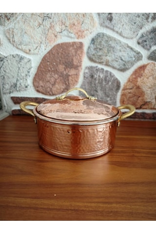 Modabakir Tencere Bakır, 20 Cm