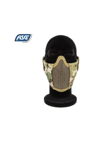 Asg Metal Mesh Mask W/ Cheek Pads Comfort & Protection Koruma Maskesi - Multicam 19080