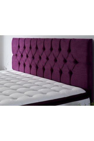 Nironyatak Niron Purple Tek Kişilik Yatak Başlığı - 120 Cm Mor Kumaş Başlık