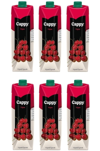 Cappy Vişneli İçecek 1 Lt X 6 Adet