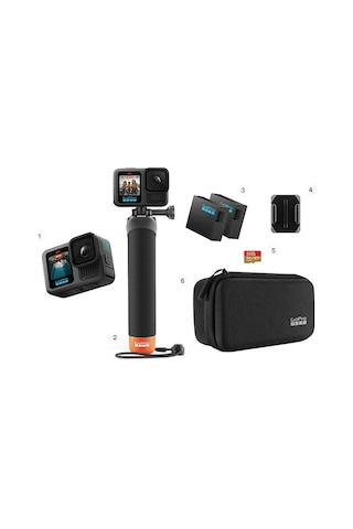 Gopro Gopro Hero13 Black Aksiyon Kamerası + Aksesuar Kit Siyah