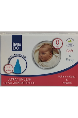 İme Dc Nazal Aspiratör Ultra Yumuşak Uçlu Yedek 12 Adet 5055