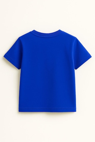Erkek Çocuk %100 Pamuk Basic Tişört - Saks 3-4 Yaş 8-9 Yaş Saks Mavisi