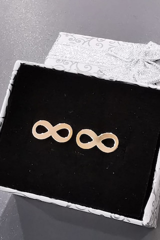 Omar Silver Kadın Sonsuzluk Çivili Gümüş Küpe