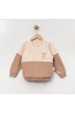Overdo Kids Erkek Çocuk 5-8 Yaş Baskılı Sweat Çok Renkli