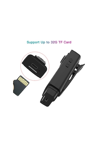 Suofeng Küçük Hd - Gece Görüşlü, Hareket Algılamalı, 1080p Kayıt, Taşınabilir