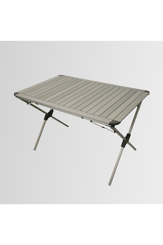Nurgaz NG-AKMXXL Campout Portable Alüminyum Kamp Masası - Büyük XXL - Gri