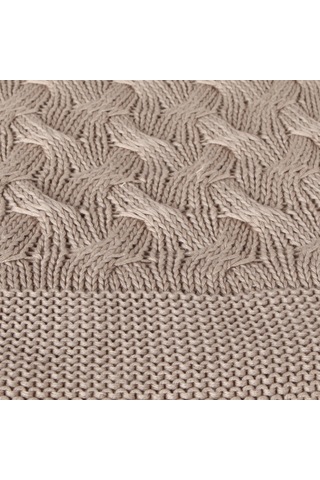 Betires Home Tp17001 Örgü Koltuk Şalı Bej