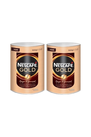 Nescafe Gold Kahve Teneke 2 x 900 G Nescafe Gold Kahve Teneke 2 x 900 G
