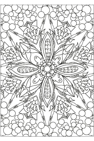 Çocuklar İçin Süper Mandala Boyama Kitabı