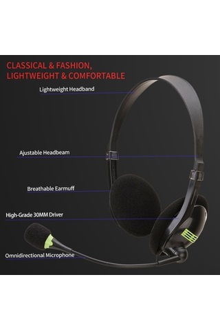 Flybuy Sy440mv 3.5mm Mikrofonlu Kablolu Oyun Kulaklığı - Usb/3.5mm, Dizüstü/pc İçin