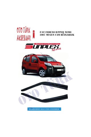 Peugeot Bipper Mugen Cam Rüzgarlığı Ön 2Li Sunplex A Kalite