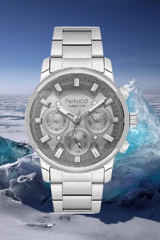 Ferrucci Fcf 0625 03573m.01 Erkek Kol Saati Metalik Gri