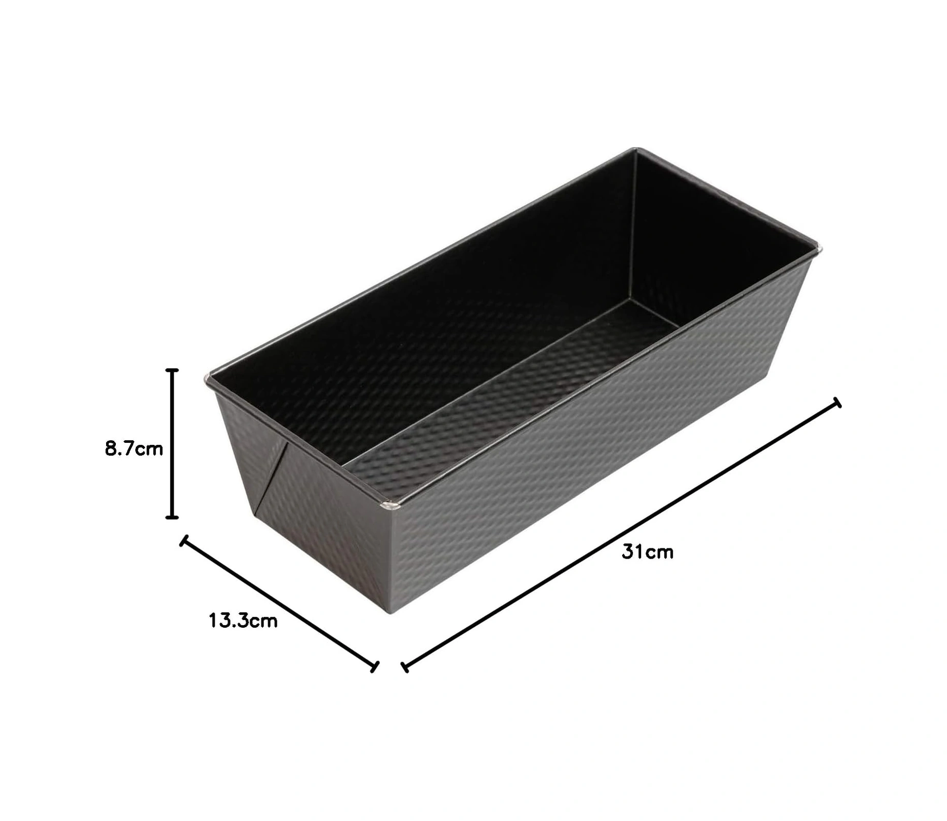 Kaiser Baton Kek Kalıbı 30x13 Cm 66621234 Siyah