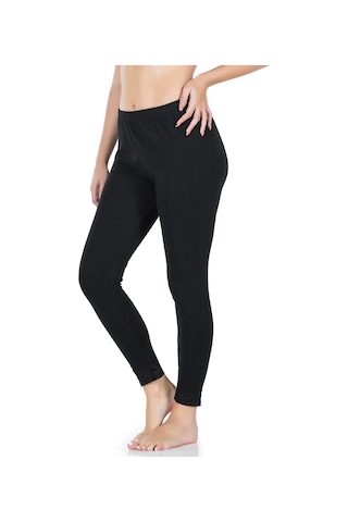 Derya Kurşun Paça Dantelli Uzun Kadın Tayt 413 Gri