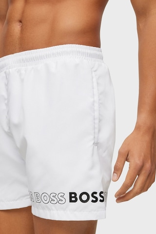 Boss Erkek Mayo Short 50469300 100 Beyaz