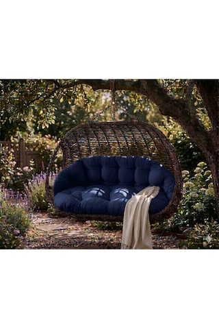 Çift Kişilik Salıncak Minderi Sadece Minder 60x120 Cm Oturma Lacivert