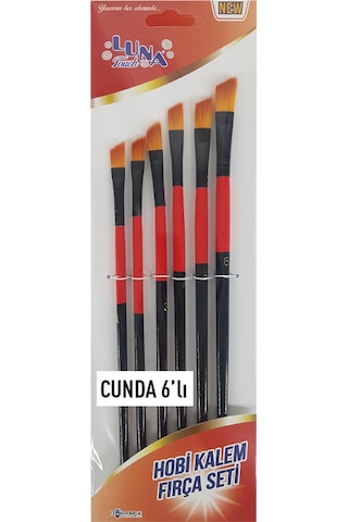 Hobi Kalem Fırça Seti Cunda 6'lı