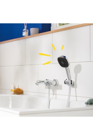 Grohe Vitalio Comfort 110 El Duşu, 2 Akışlı Yağmur & Jet , Smartswitch, 110mm Kare Duş Başlığı, Kireç Önley Diğer