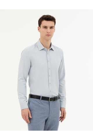 Pierre Cardin Erkek Gri Gömlek Desenli 50285594-vr024 Gri