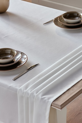 Grade Masa Örtüsü 140x240cm - Beyaz