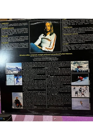 Rick Wakeman - White Rock Lp 1977 - A&m Records - Progresif Rock / Soundtrack - İngiliz Baskı
