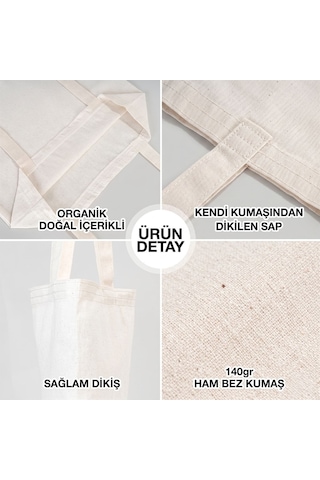 Logonuza Özel 20 Adet Ham Bez Çanta 35x40 Cm Promosyon Logo Baskılı Ham Bez Çanta Ham Renk