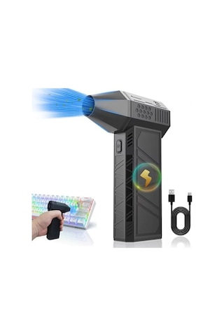 Taşınabilir Kompakt Jet Fan Siyah