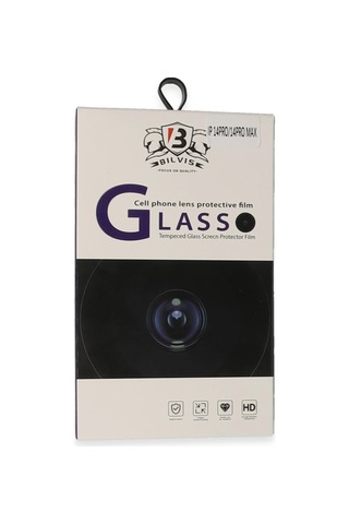 Newface Apple, Uyumlu iPhone 14 Pro Max Bilvis Titan Kamera Lens Glblseme - 67 - Siyah