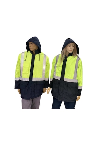 Reflektörlü Iş Güvenlik Montu-With Reflector Work Safety Jack...