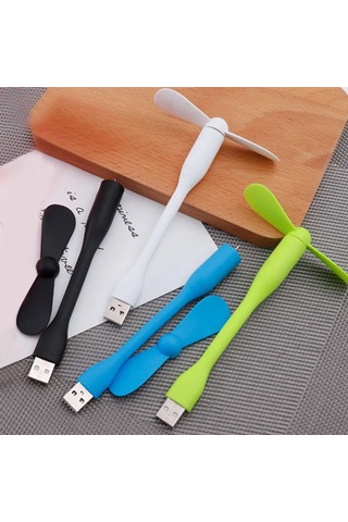 Yaz Esnek Usb Fanlar Dizüstü Bilgisayarlar İçin, Enf Yeşil,