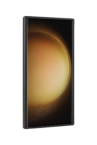 Samsung Uyumlu S25 Ultra Kılıf Simli Pırlanta Taşlı Kamera Yükseltili Silikon Erd Siyah