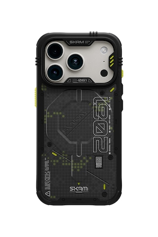 Apple Uyumlu iPhone 18 Pro Max Uyumlu Kılıf M-safe Şarj Özellikli Airbag Tasarımlı Skinarma Vigor Xe Kapak Gri