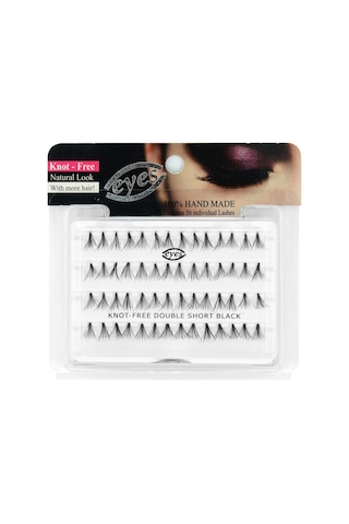 Eyes Tekli Kirpik Topuzsuz Gür Short Siyah-31