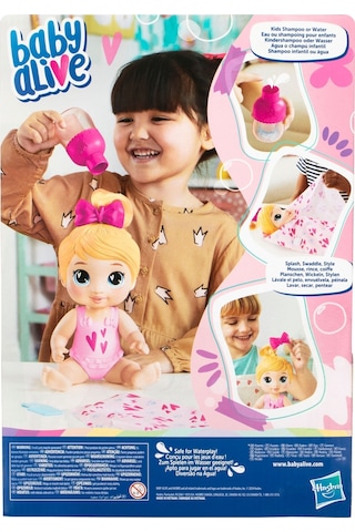 Baby Alive Bebeğimle Şampuan Eğlencesi Sarışın