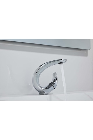 Elıte Kısa Lavabo Bataryası Parlak Krom