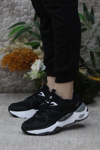 Kinetix Foxy Tx W Siyah Beyaz Sneaker Kadın Spor Ayakkabı 001