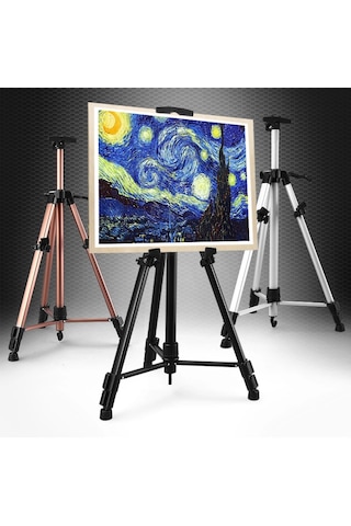 Yüksek Kaliteli Ayarlanabilir Tripod Boyama Şövale Standı