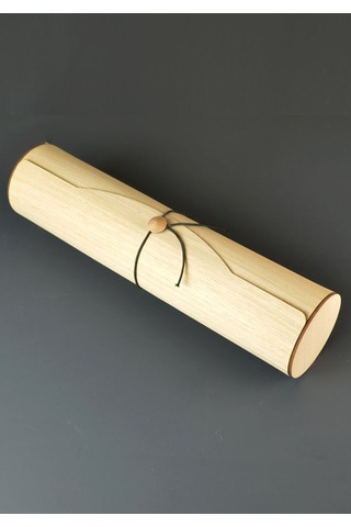 Silindir Ahşap Kutu